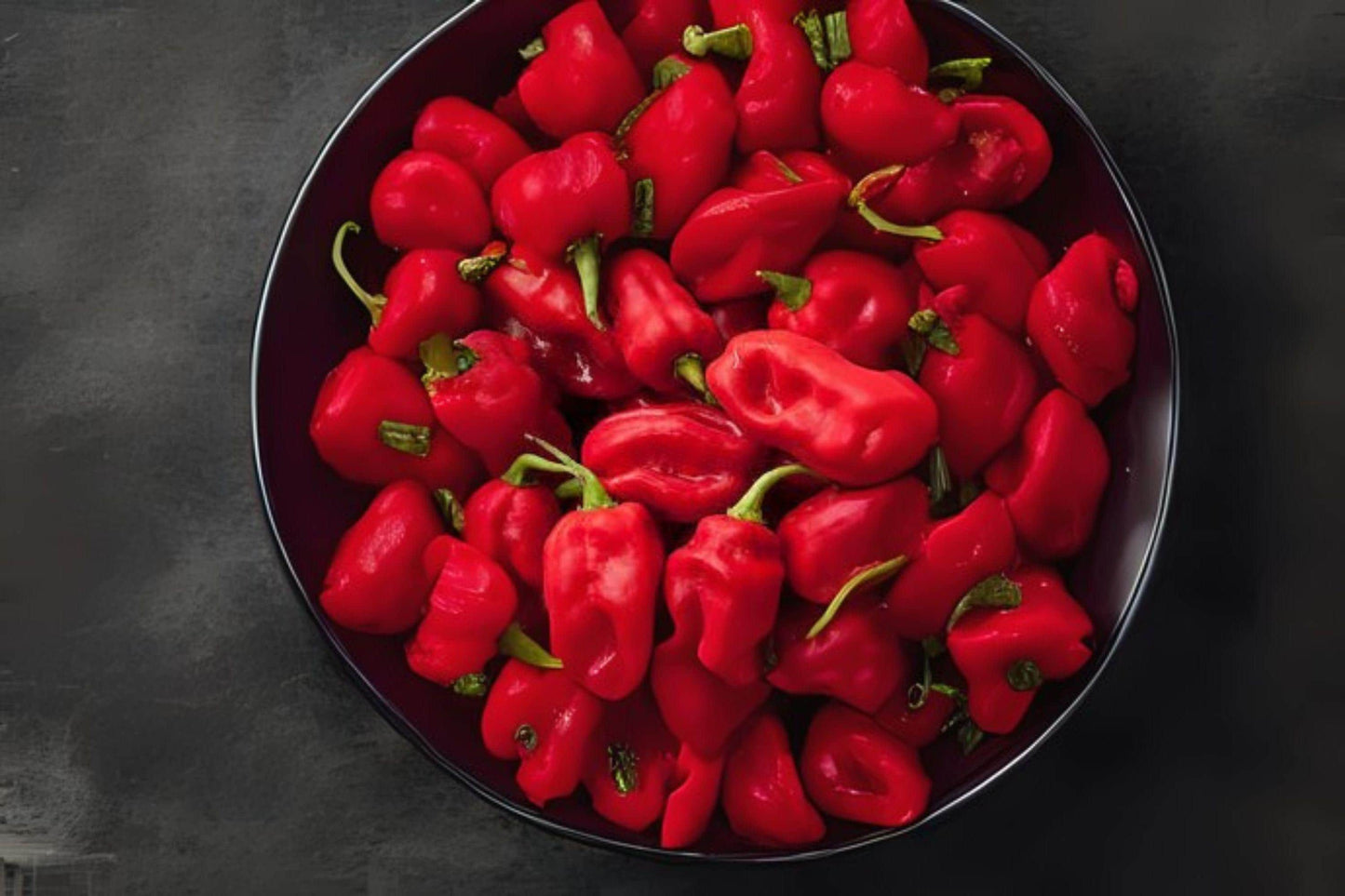 Scotch Bonnet Red Hot Pepper Seeds: Fiery Caribbean Chili