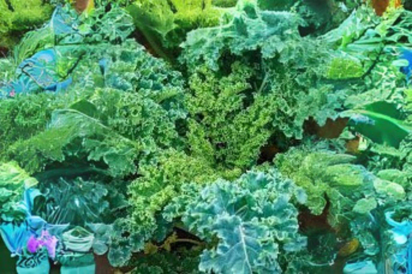350 Dwarf Blue Curled Scotch Kale Seeds: Heirloom Garden Greens