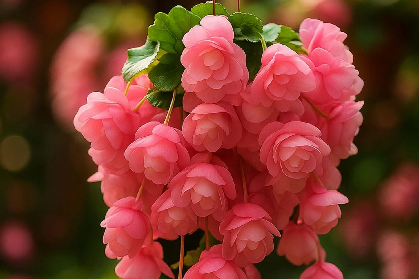 Candy Floss Begonia Seeds - 45 or 125 Non-GMO Flower Seeds - Beautiful Floral Variety - Ideal for Gardens (Begonia)