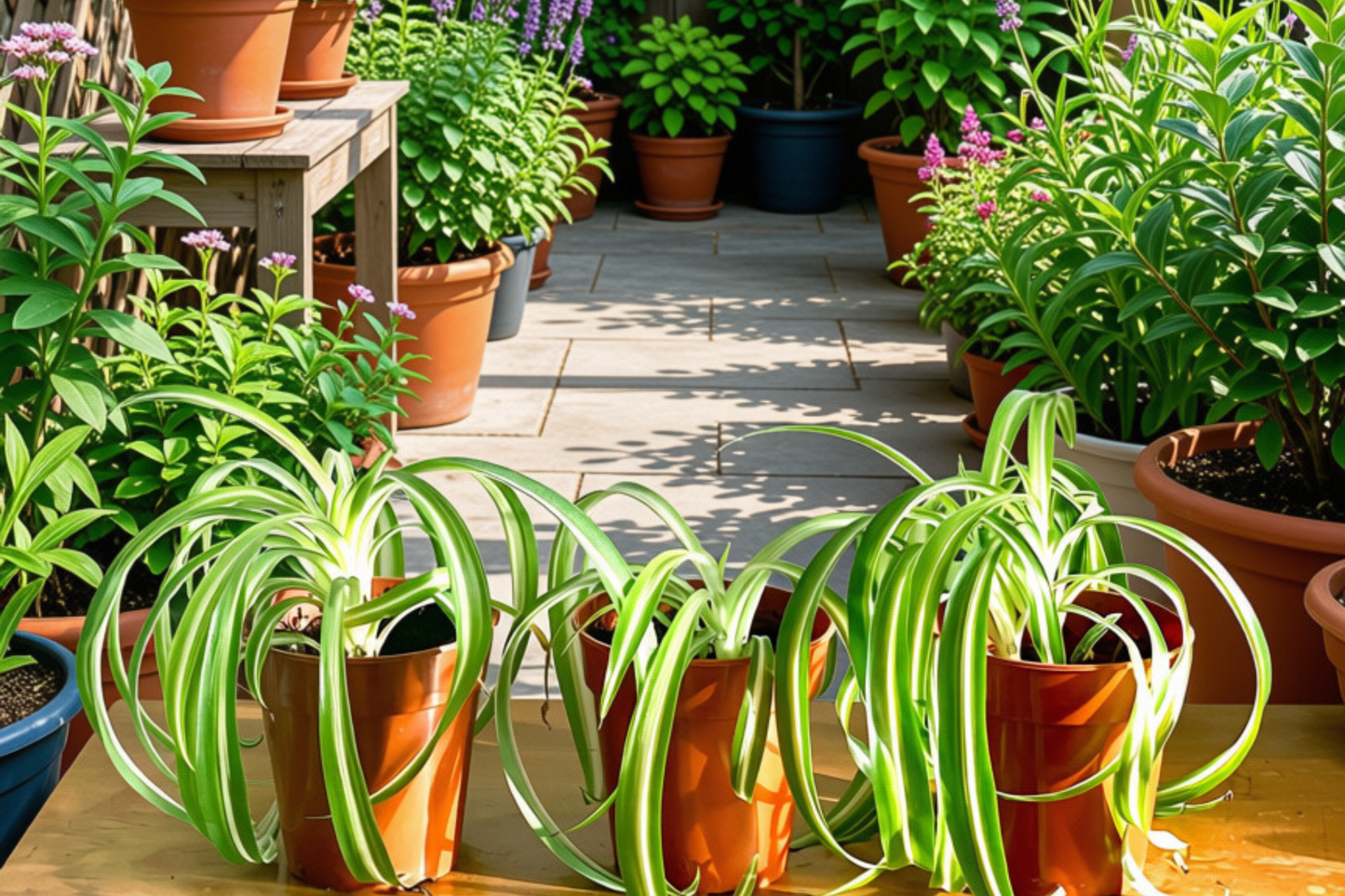 Bonnie Curly Spider Plant Live Plant 2 Inch Pot – Chlorophytum comosum
