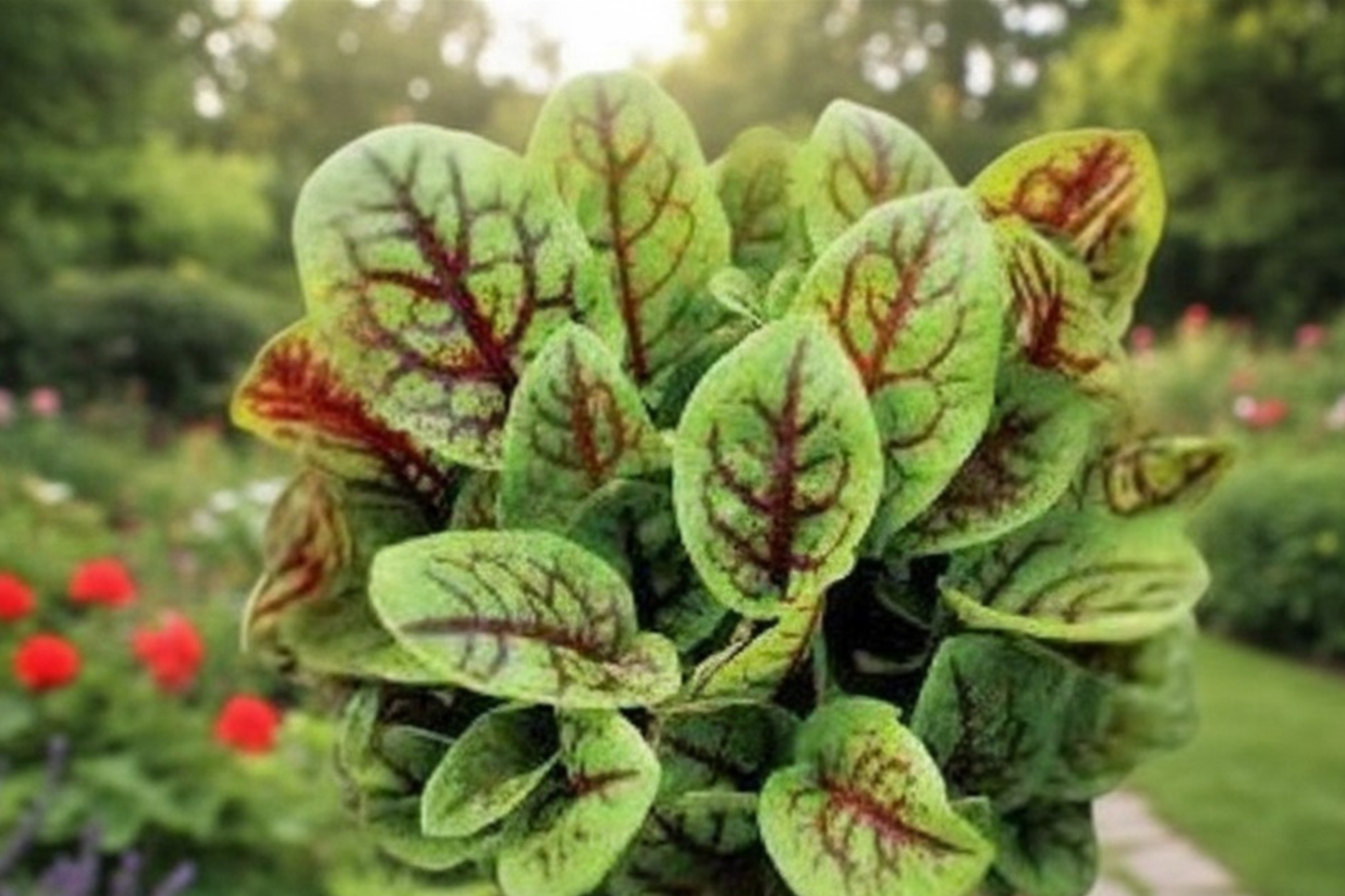 Red Veined Sorrel Live Plant Rumex Sanguineus Edible Herb Plant Rooted Perennial Garden Plant Free Shipping