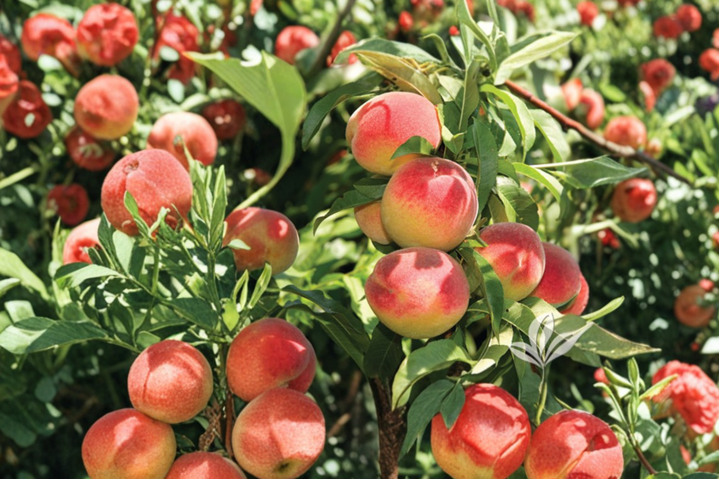 August Lady Peach Tree Live Plant 4–6 Ft – Sweet Juicy Peach Fruit Tree for Garden, Fast Growing Outdoor Tree for Home Orchard