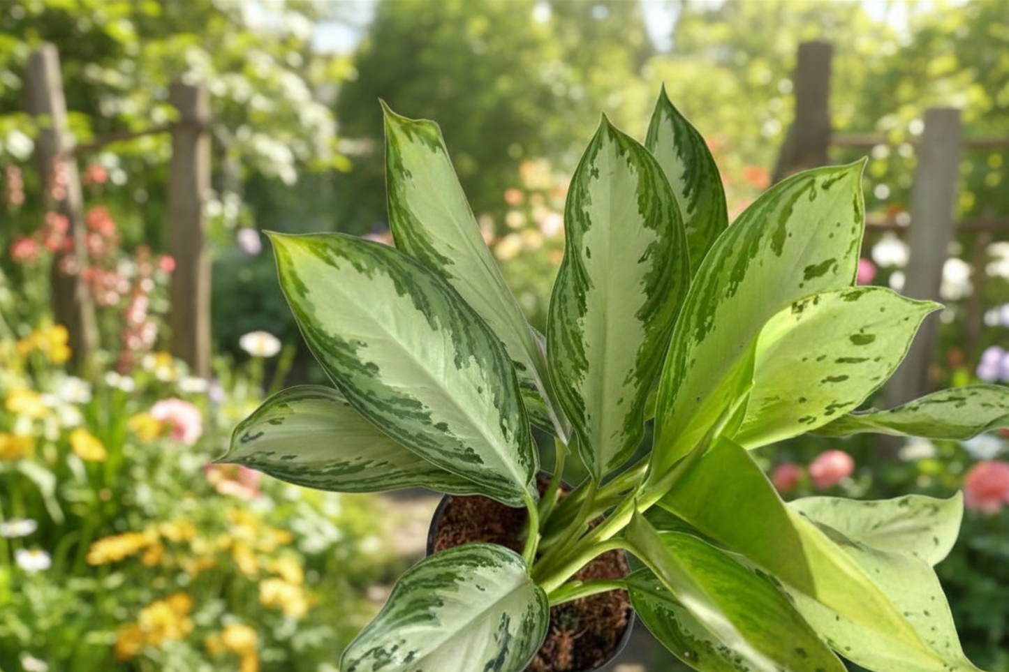 Aglaonema Silver Bay Live Plant 6 Inch Pot Chinese Evergreen Houseplant Silver Green Foliage Indoor Plant Gift