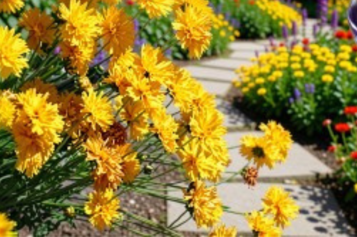 Early Sunrise Coreopsis Live Plants 3 Rooted Starters in 1 Qt Pots Tickseed Yellow Perennial Flower Garden Plant