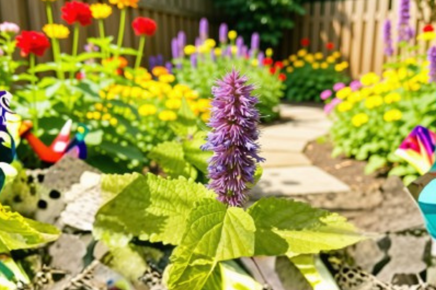 Anise Hyssop Live Plants 3 Rooted Starters in 1 Qt Pots Agastache Foeniculum Perennial Flower Garden Plant