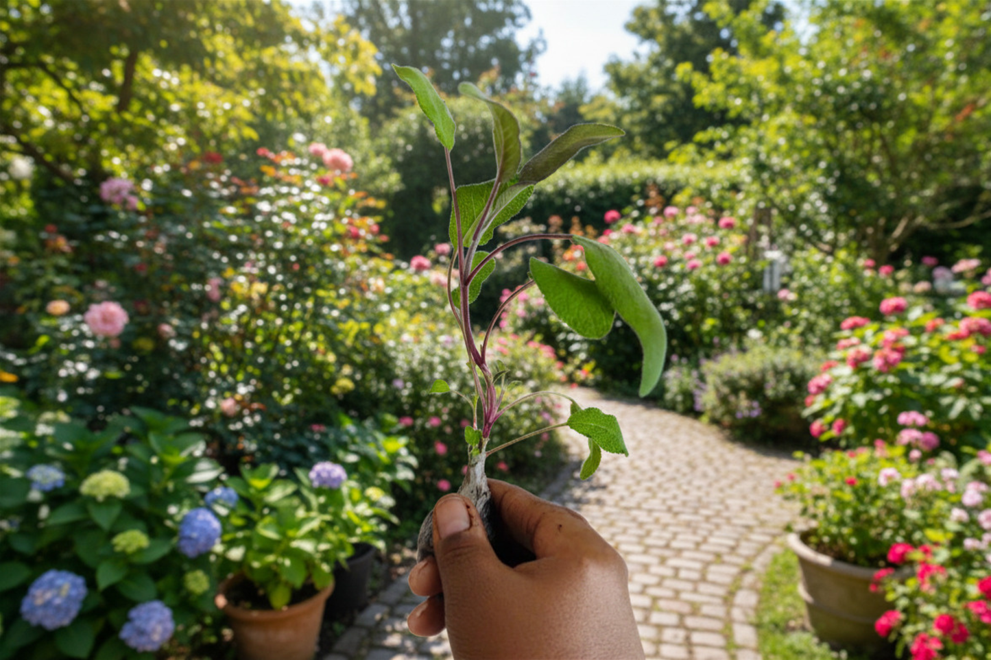 Purple Sage Live Plant Salvia Officinalis Herb Plant 5 to 7 Inch Rooted Starter Perennial Garden Plant Free Shipping