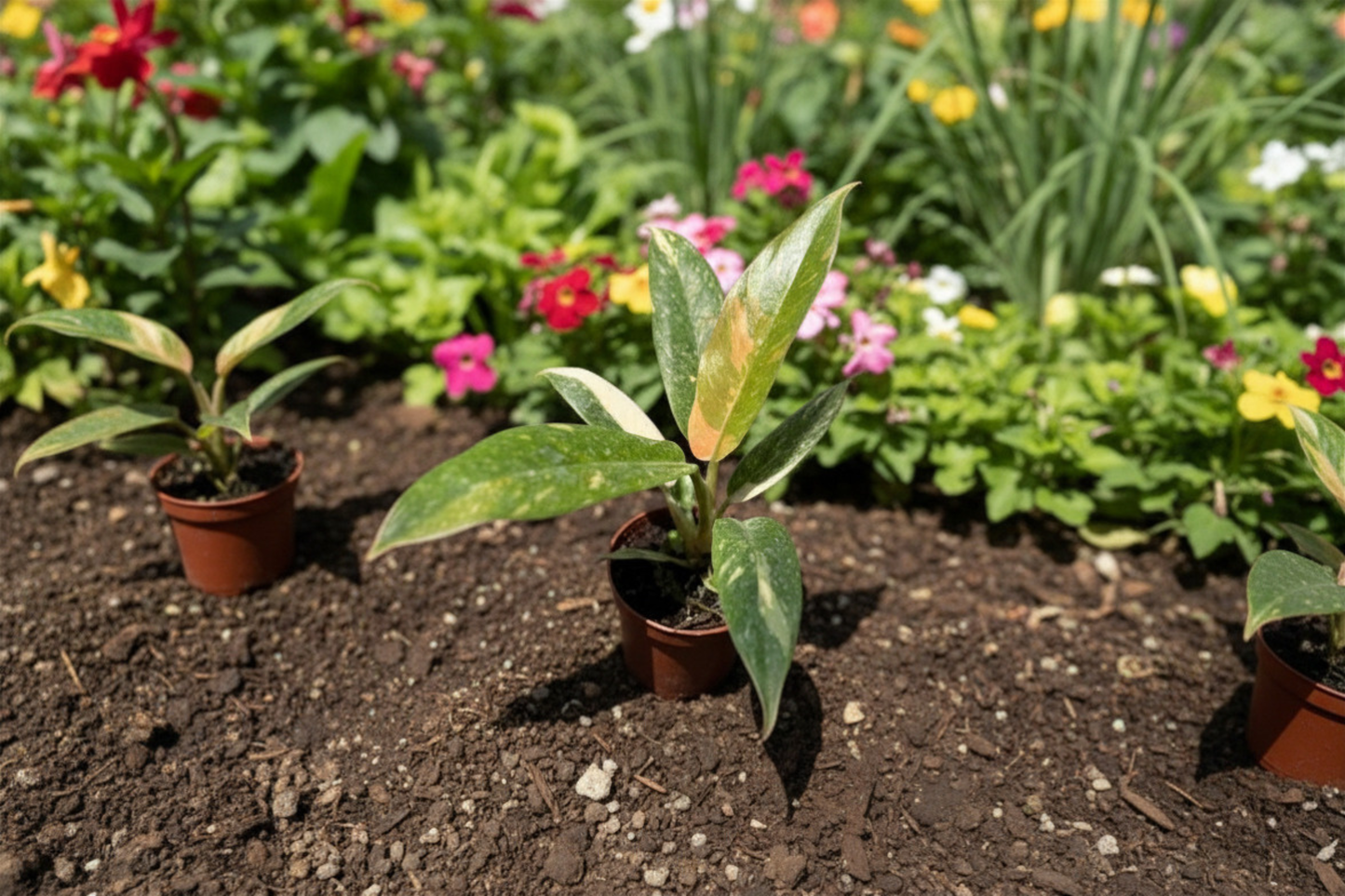 Philodendron Ring of Fire Live Plant 2 Inch Pot Variegated Philodendron Rare Tropical Houseplant Collector Gift