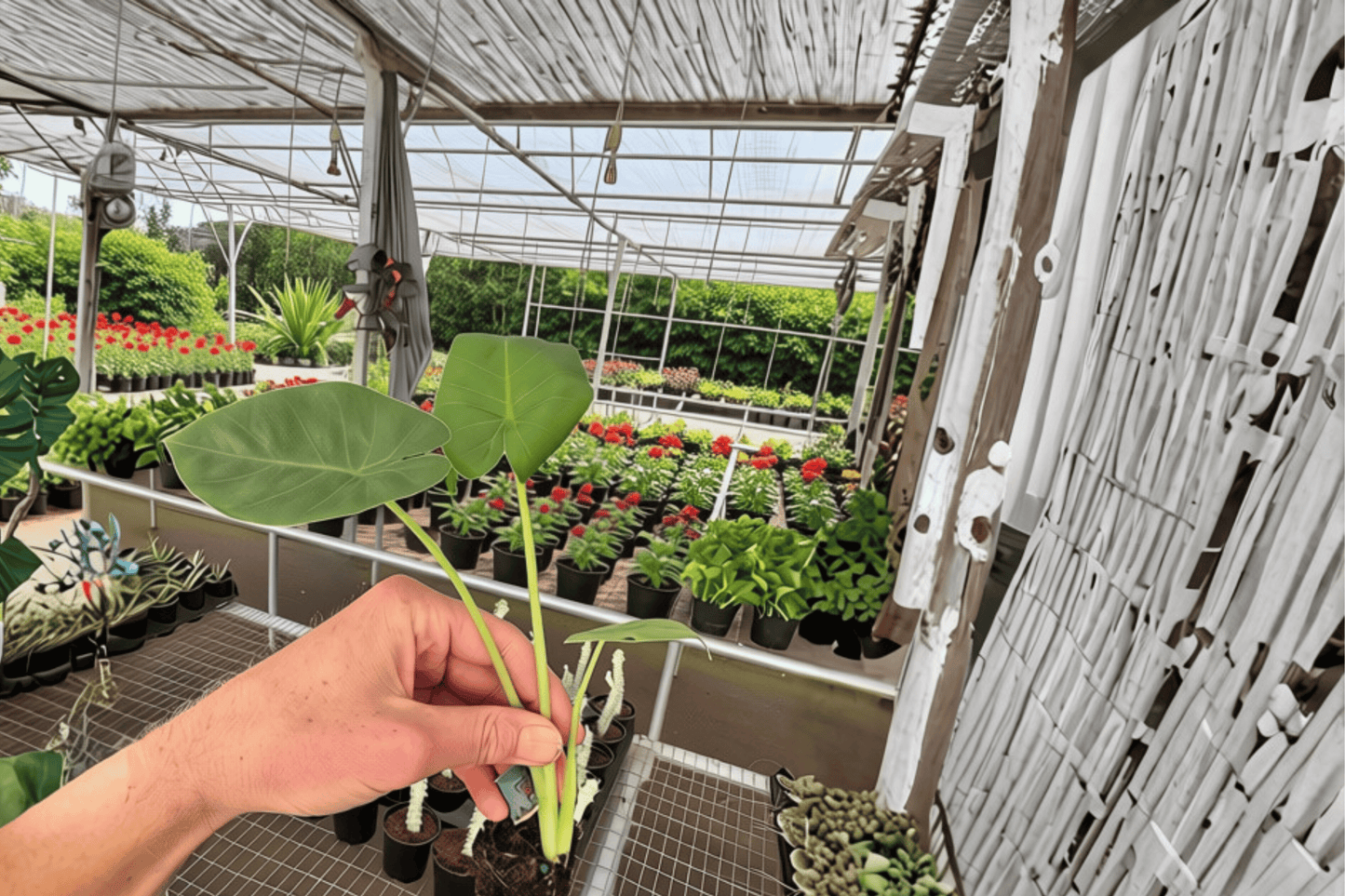 2 Alocasia macrorrhiza Live Starter Plants – Rooted Bare Root in Soil Pod