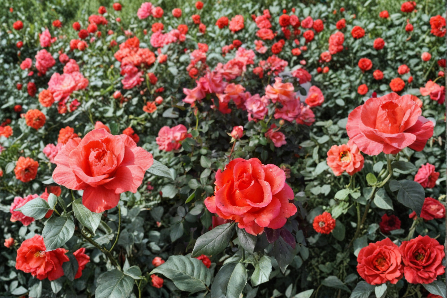 Ring of Fire Hybrid Tea Rose Plant 2 Gal Bush, Red Yellow Rose Shrub for Garden Landscape, Flowering Plant