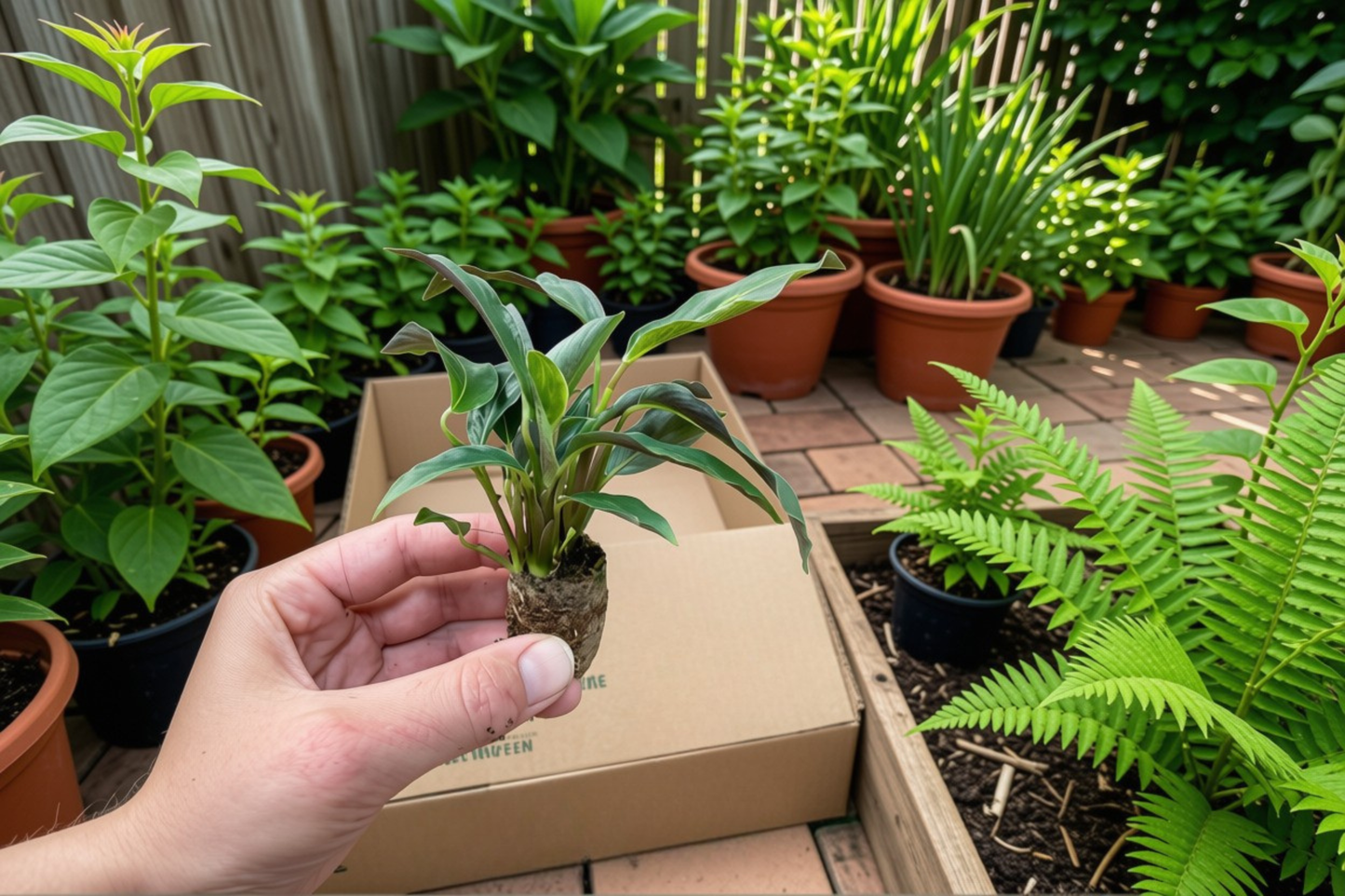 2 Calathea Misto Live Starter Plants – Bare Root with Soil Pod (Goeppertia 'Misto')