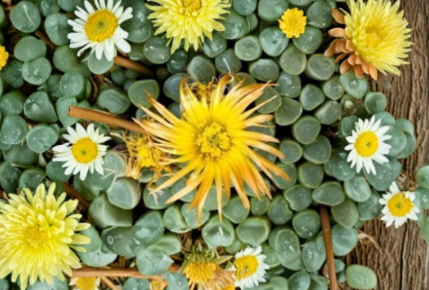 Fenestraria Rhopalophylla Seeds 20 Count Baby Toes Mesemb Succulent Plant Seed