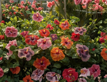 Wonderful Lava Hibiscus Cuttings 2 Count Tropical Flowering Plant Stems for Propagation Ornamental Garden Variety