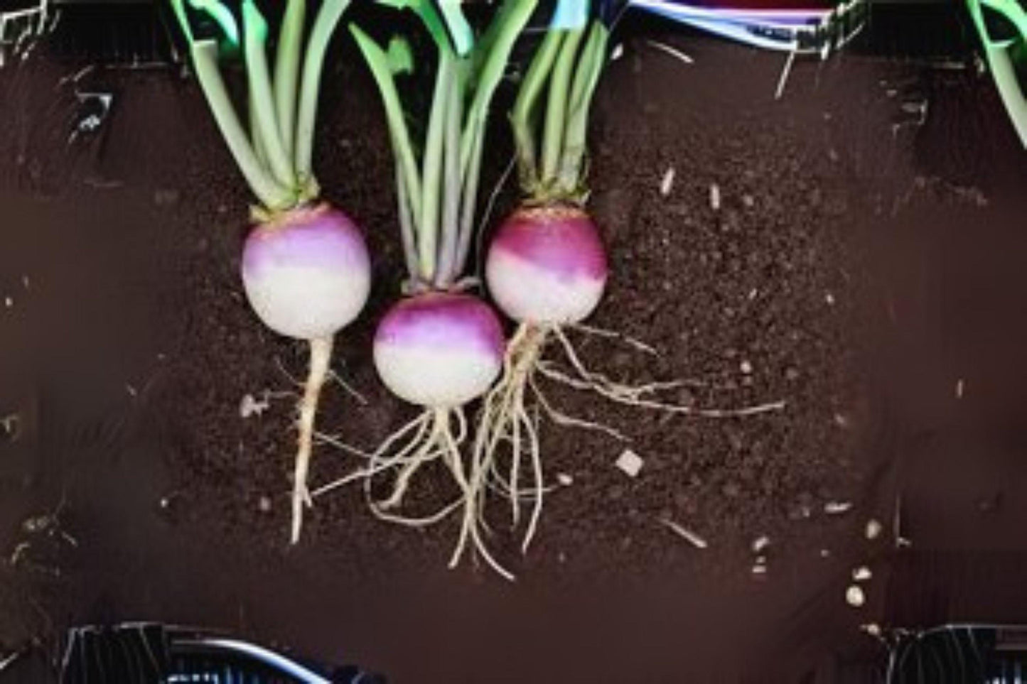 1g Seeds Turnip Purple Top White Globe | Heirloom Root Vegetable Seeds