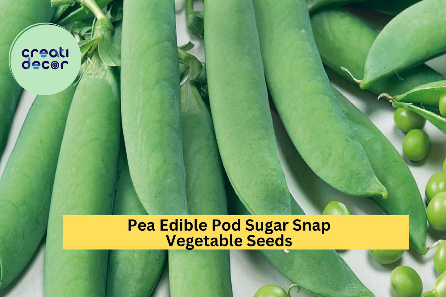 Pea Edible Pod Sugar Snap Seeds – 5g for Planting, Heirloom Variety, Sweet & Crisp, High Yield, Cold Hardy, Climbing Vine, Garden Container