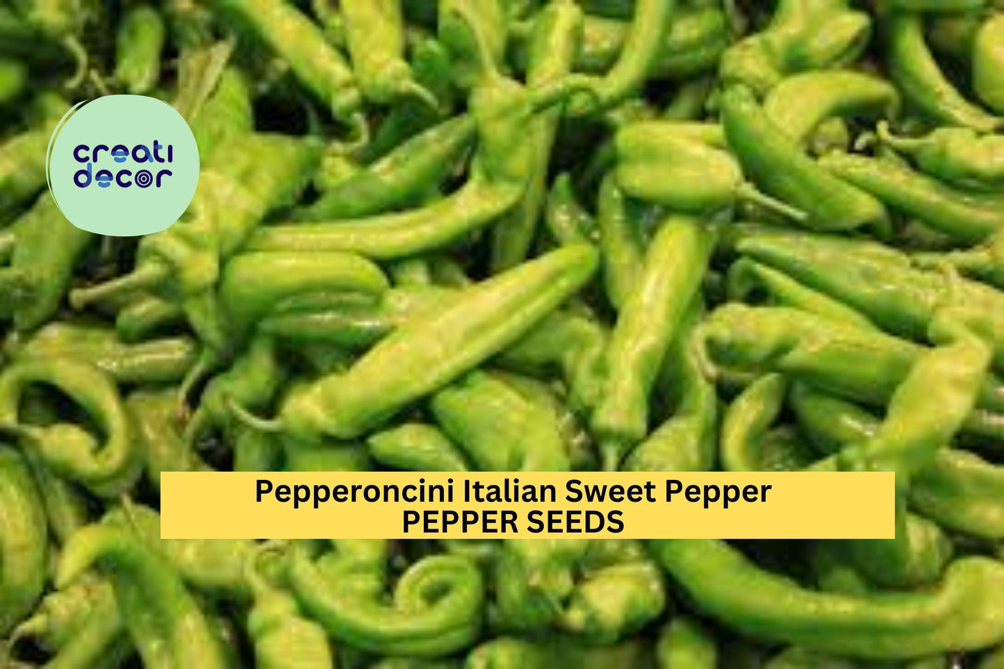 Pepperoncini Italian Sweet Pepper Seeds – 250mg for Planting, Heirloom Variety, Mild & Tangy, High Yield, Great for Pickling Salads