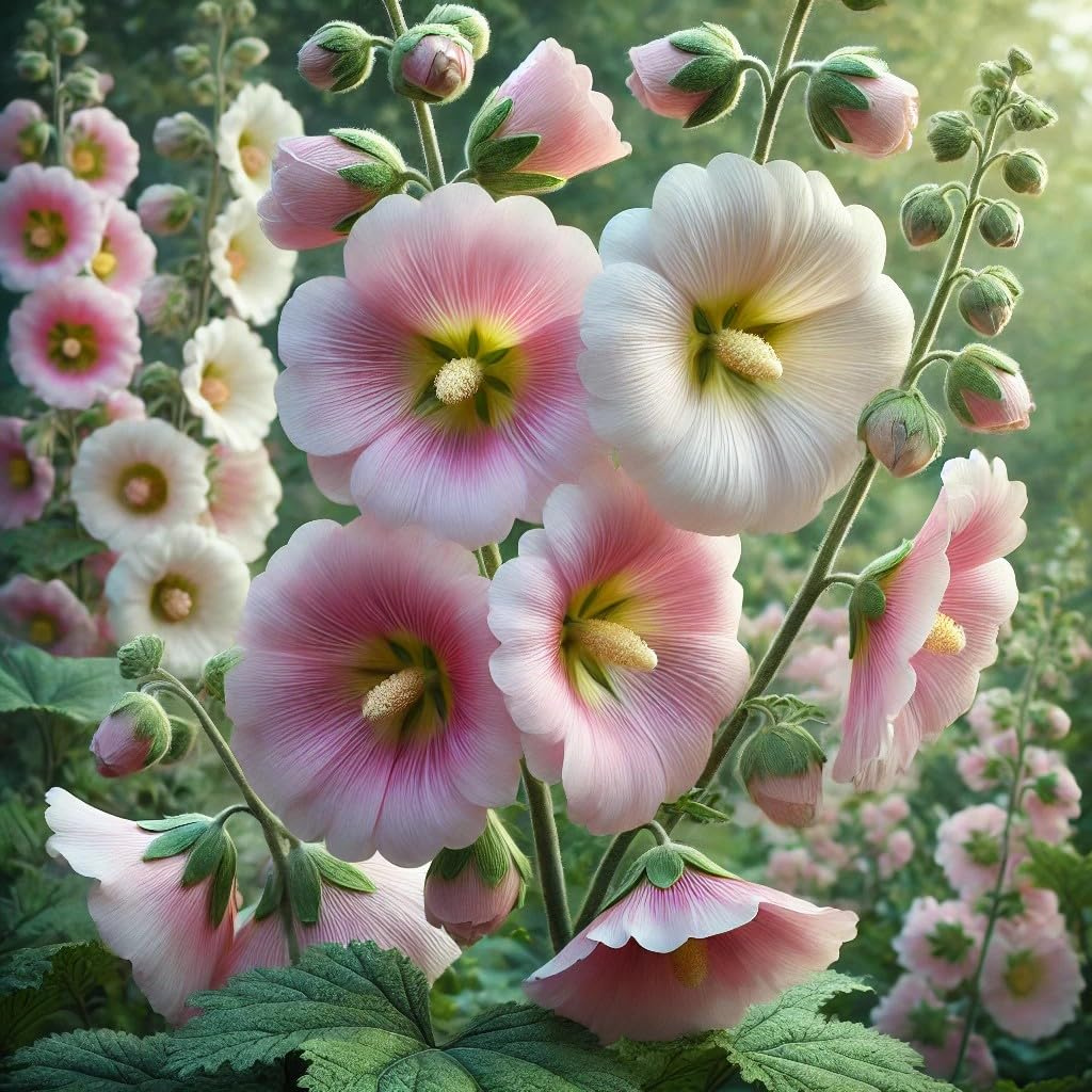 Althaea officinalis Seeds - 25 Count - Marshmallow Plant - Perennial - Zone 3-9