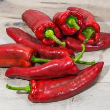 250 mg Giant Marconi Red Sweet Pepper Seeds - Capsicum annuum | Heirloom Sweet Pepper for Planting, Gardening & Culinary Use