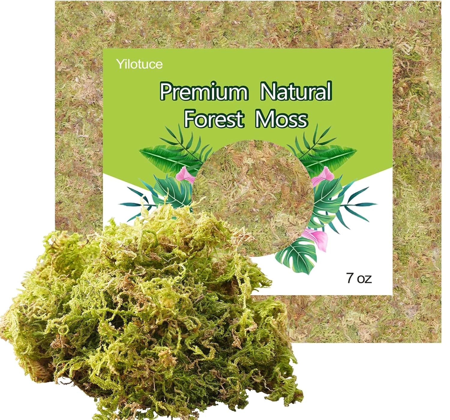 moss orchid potting mix Natural Orchid Moss - 7 Oz Soilless Potting Soil for Potted Plants - Ideal  for Seedlings and Orchids