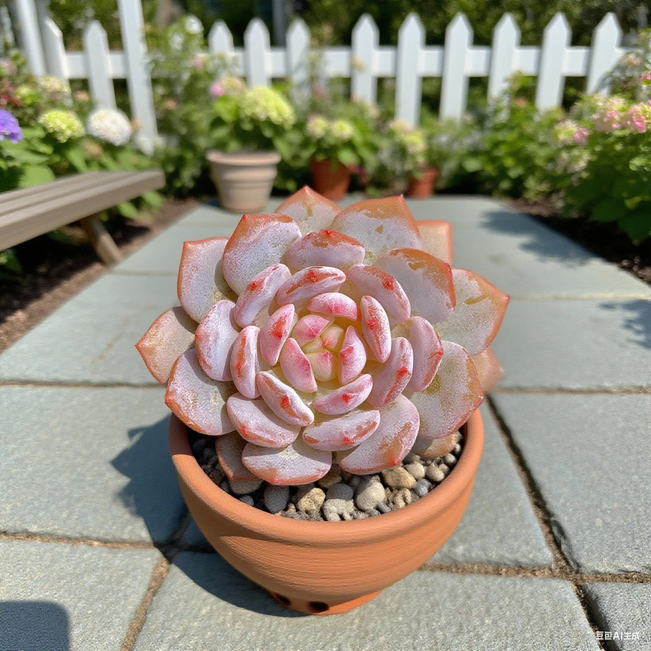peony succulent Echeveria Pink Peony Succulent Plant - Rare Green Live Succulent