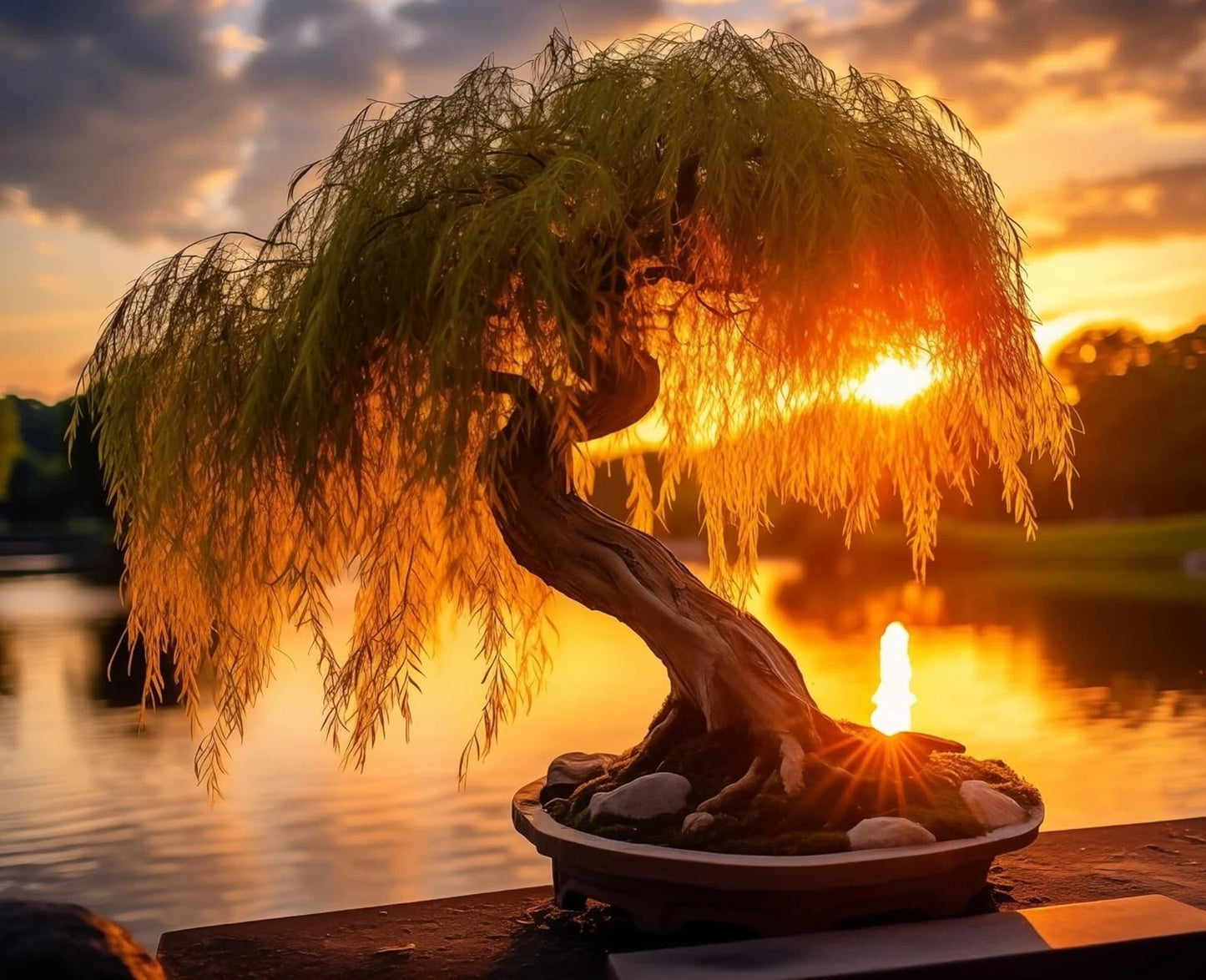 Bonsai Tree Cuttings - Thick Trunk - Iconic Arching Style - Donald Trunk (Ficus retusa)