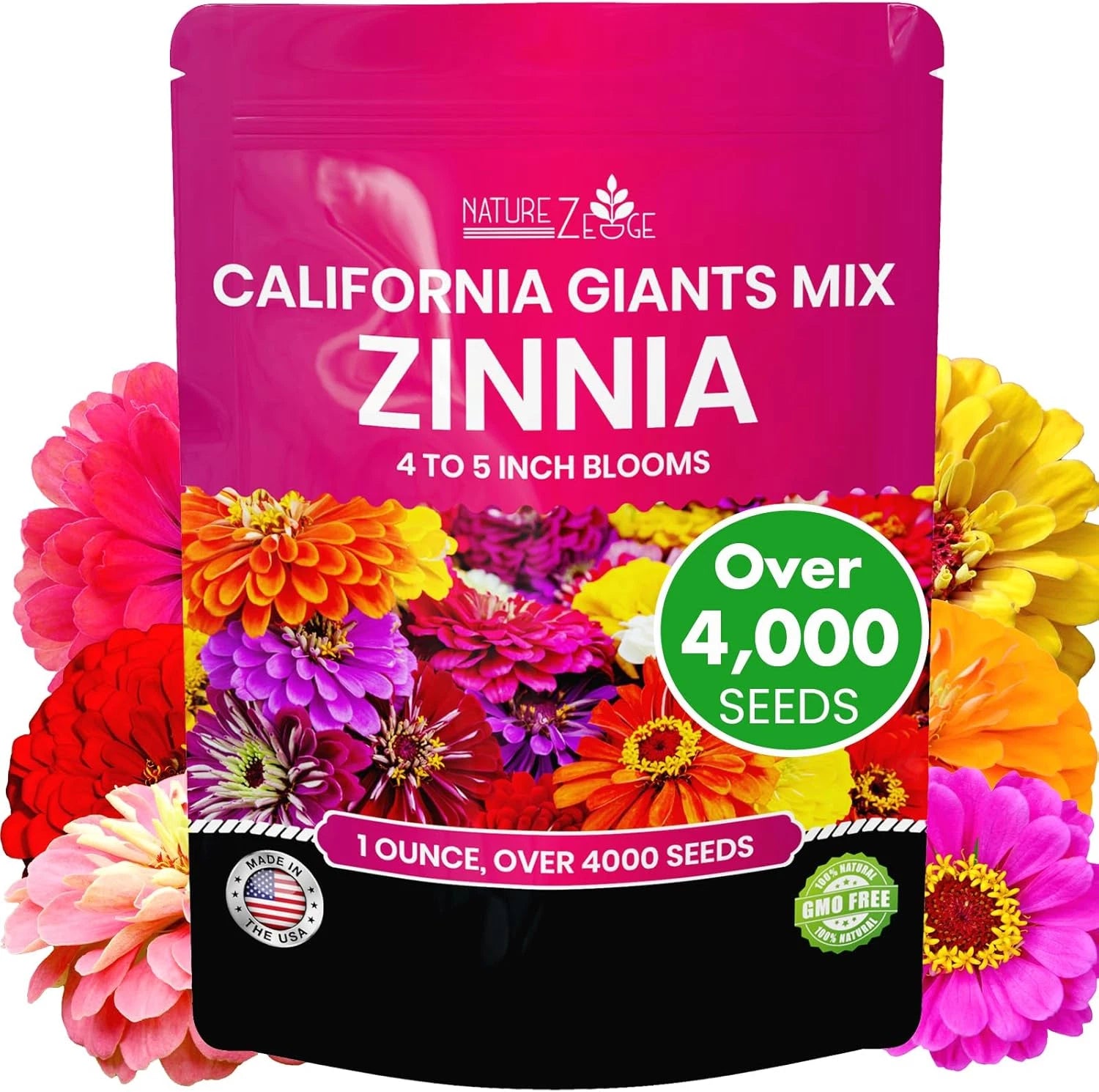 where to buy flower seeds in bulk Zinnia Seeds for Planting - California Giants Flower Seeds, Bulk