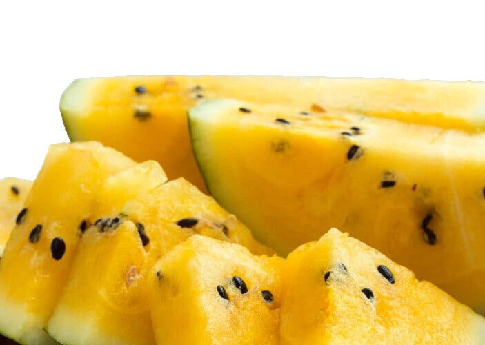 Watermelon Seeds - 8 Seeds - Moon and Stars Yellow Flesh - Citrullus lanatus - Grow Your Own Delicious Fruit