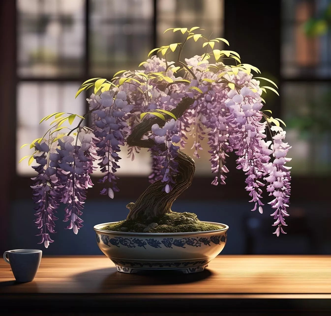 purple wisteria bonsai tree for sale Purple Weeping Wisteria Bonsai Tree Seedling - 1 Year Old