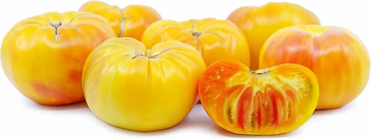 30+ Organic Heirloom Pineapple Tomato Seeds - Non-GMO - Rare Tomato Variety - Solanum lycopersicum
