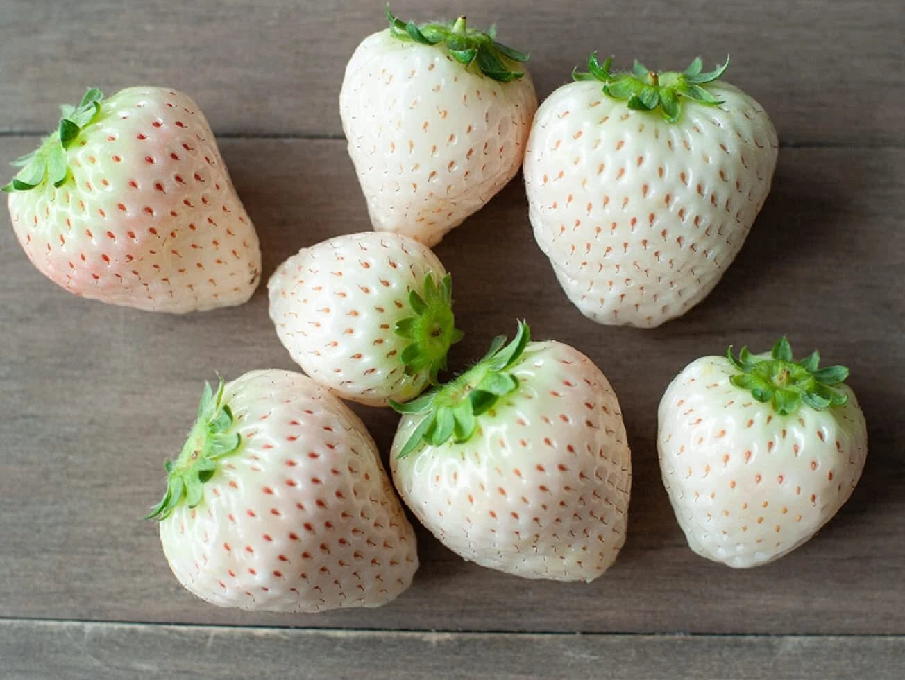 white strawberry red seeds White Strawberry Seeds - 500+ Pineberry Seeds - Unique White Fruit