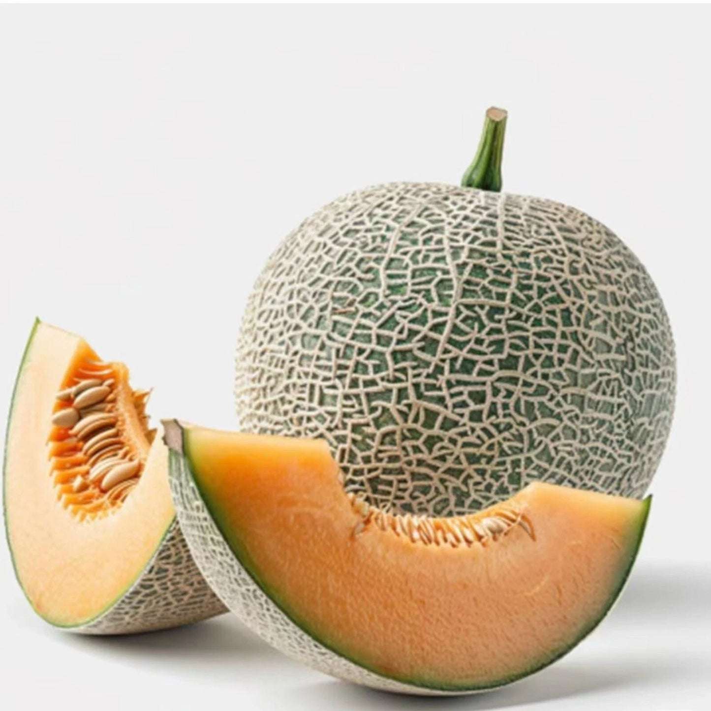 Cantaloupe Melon Seeds - 25pcs Sweet Heirloom Variety for Home Gardens - Cucumis melo