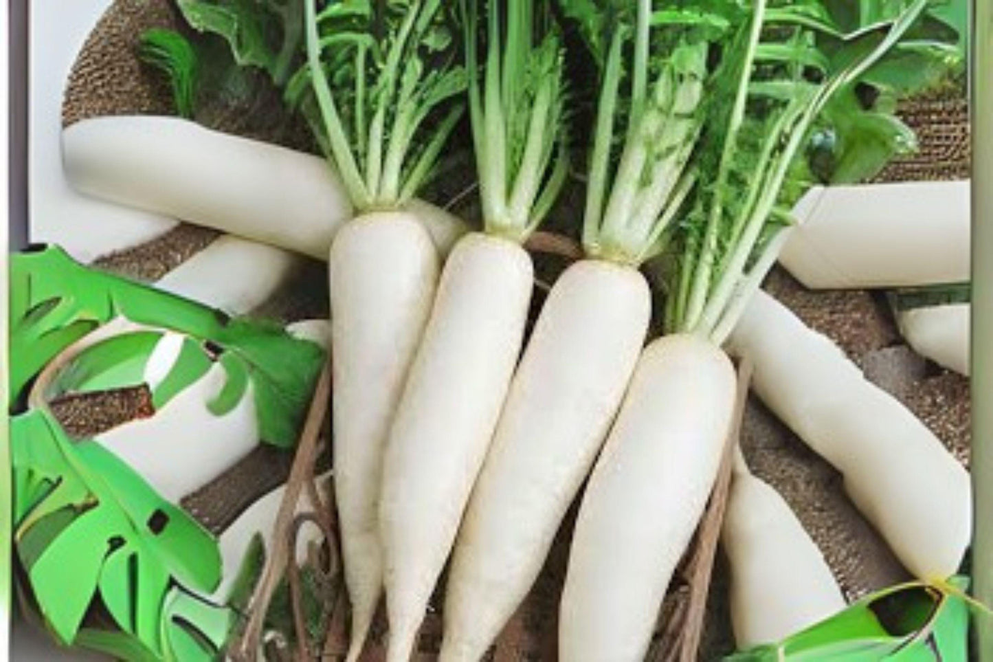 Japanese Minowase Daikon Radish Seeds: Heirloom Asian Vegetable