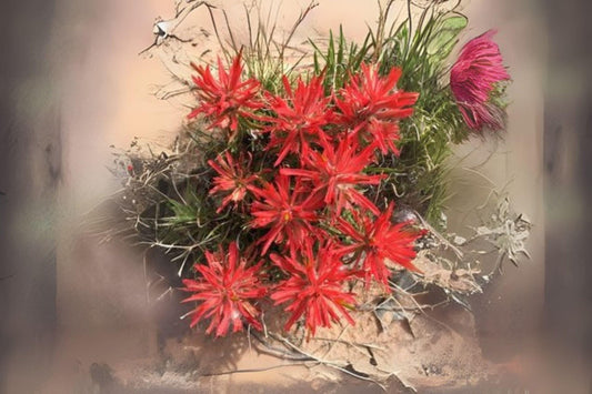 50 Seeds Castilleja angustifolia v. dubia – Northwestern Indian Paintbrush Native Wildflower for Pollinator Gardens