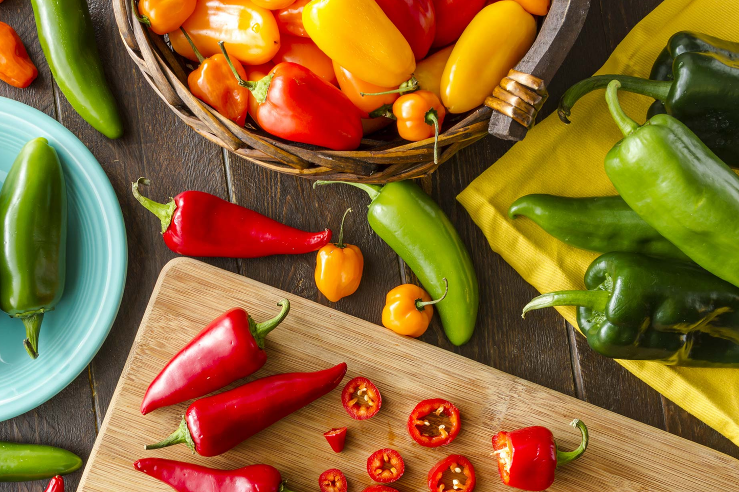 Pepper Vegetable Seeds 45 Count - Non-GMO Garden Seeds for Planting - Capsicum annuum Variety