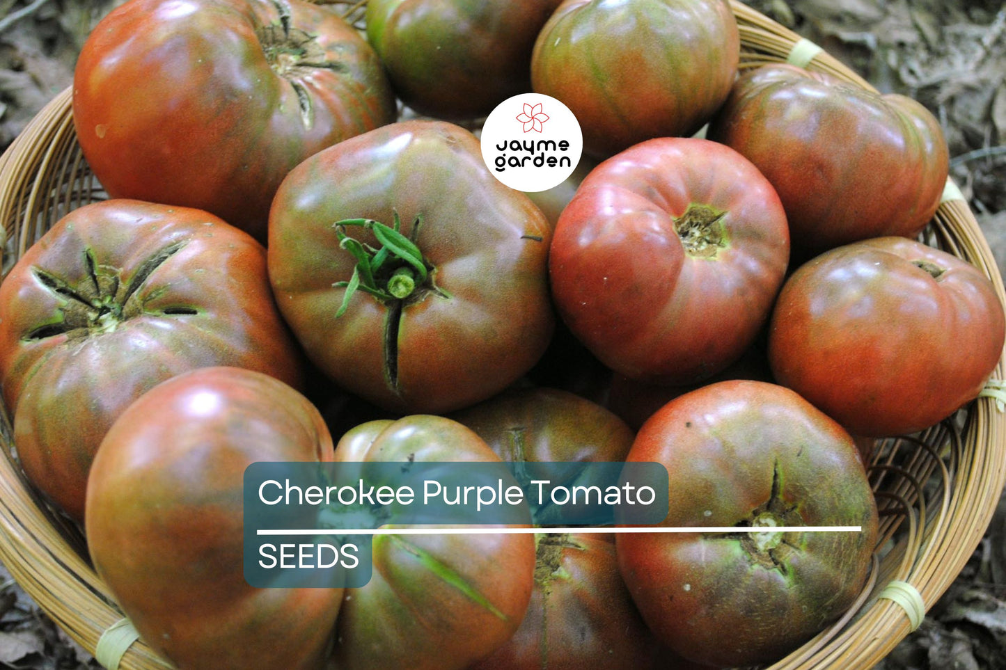 Cherokee Purple Tomato Seeds | Heirloom, Non-GMO | Dusky Pink-Purple | 80 Days | USDA Zones 3-10 |