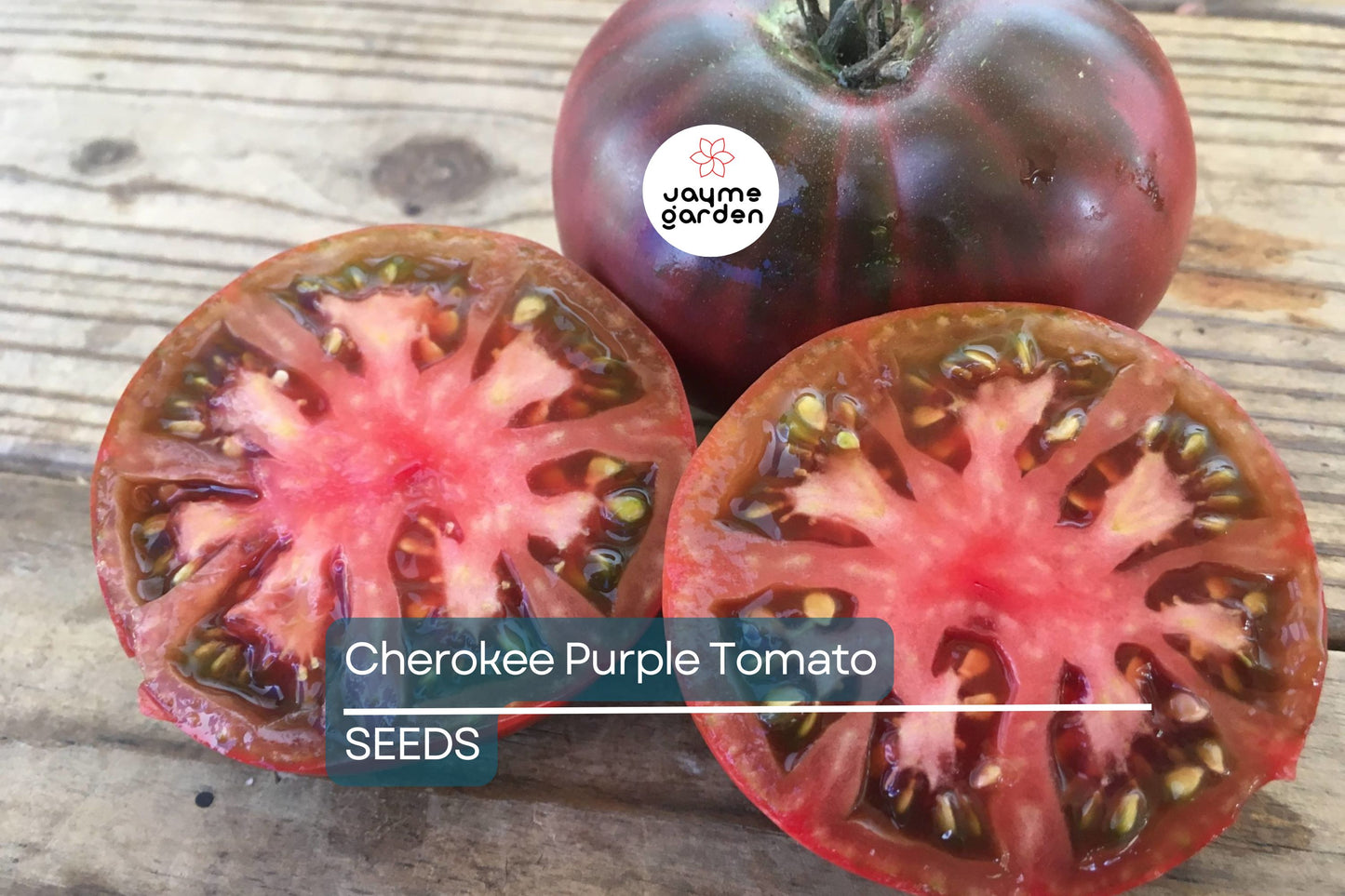 Cherokee Purple Tomato Seeds | Heirloom, Non-GMO | Dusky Pink-Purple | 80 Days | USDA Zones 3-10 |