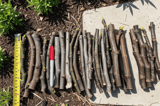 Galicia Negra Fig 2 Unrooted Hardwood Cuttings – 6–8 Inches – Ficus carica