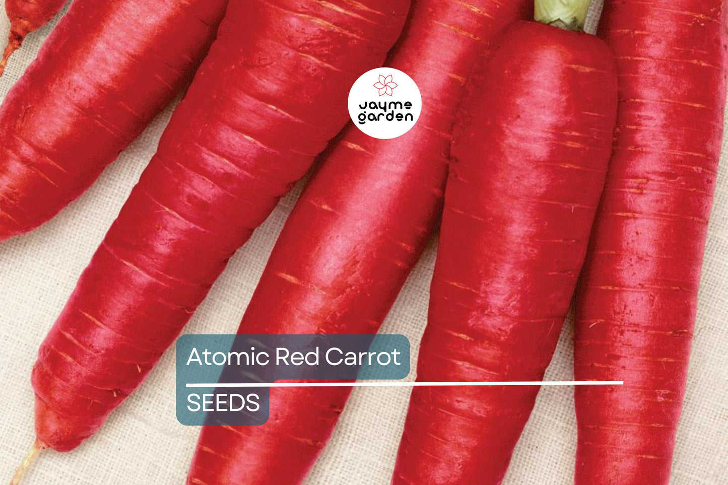 Atomic Red Carrot Seeds | Heirloom - Non-GMO | 150-15,000 Seeds | Deep Red Carrots | Sweet & Crisp | USDA Zones 2-10 | Free Shipping