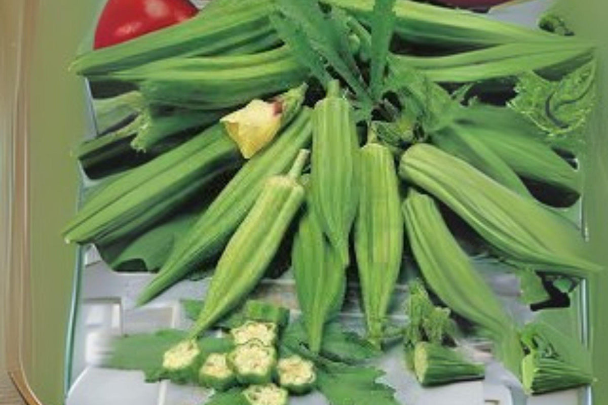 85 Seeds Okra Clemson Spineless – Heirloom Tender Green Pods, High Yielding Garden Favorite