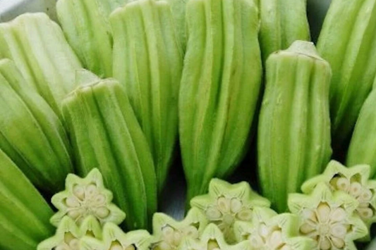 40 Star of David Okra Seeds - Heirloom, Non-GMO, Unique Shape & Flavor | USA Seller,