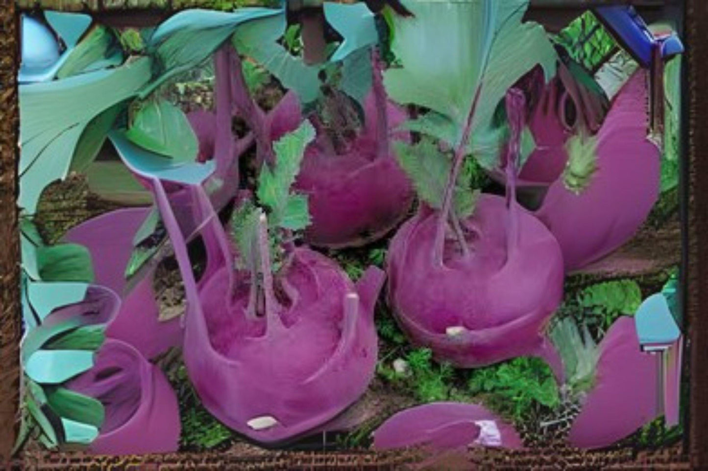 Purple Vienna Kohlrabi Seeds - 150 Heirloom Seeds