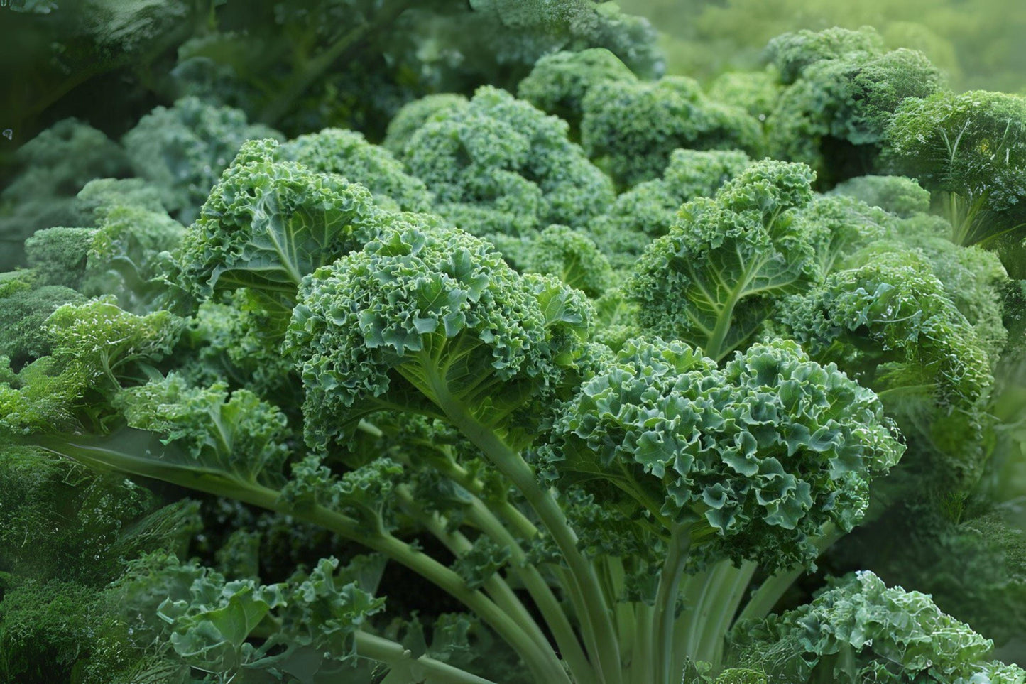 350 Dwarf Blue Curled Scotch Kale Seeds: Heirloom Garden Greens