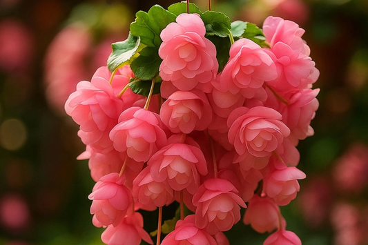Candy Floss Begonia Seeds - 45 or 125 Non-GMO Flower Seeds - Beautiful Floral Variety - Ideal for Gardens (Begonia)