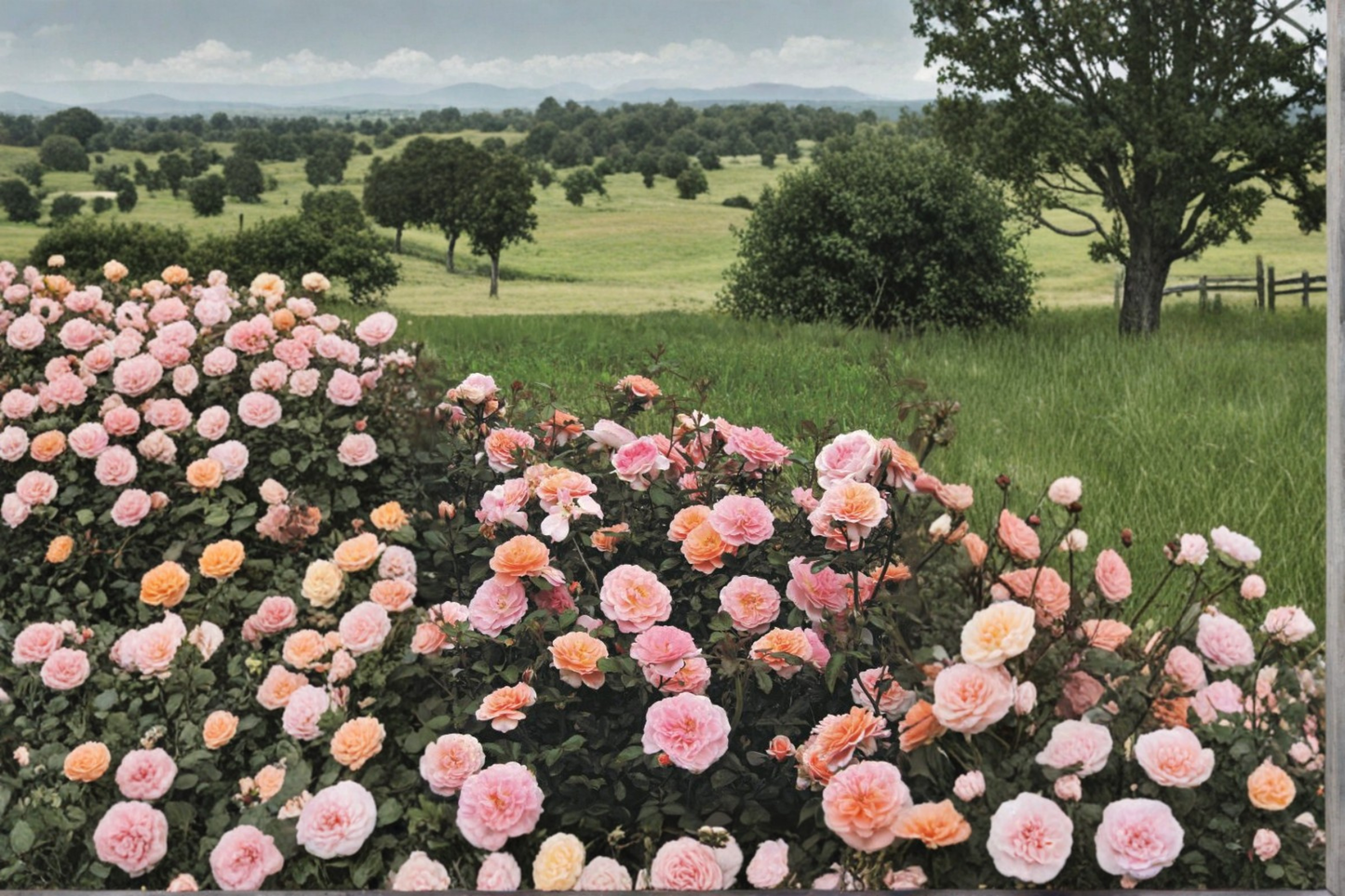 Apricot Drift Groundcover Rose 3 Gal Live Plant Apricot Blooming Low Shrub Garden Landscape Rose Outdoor Plant