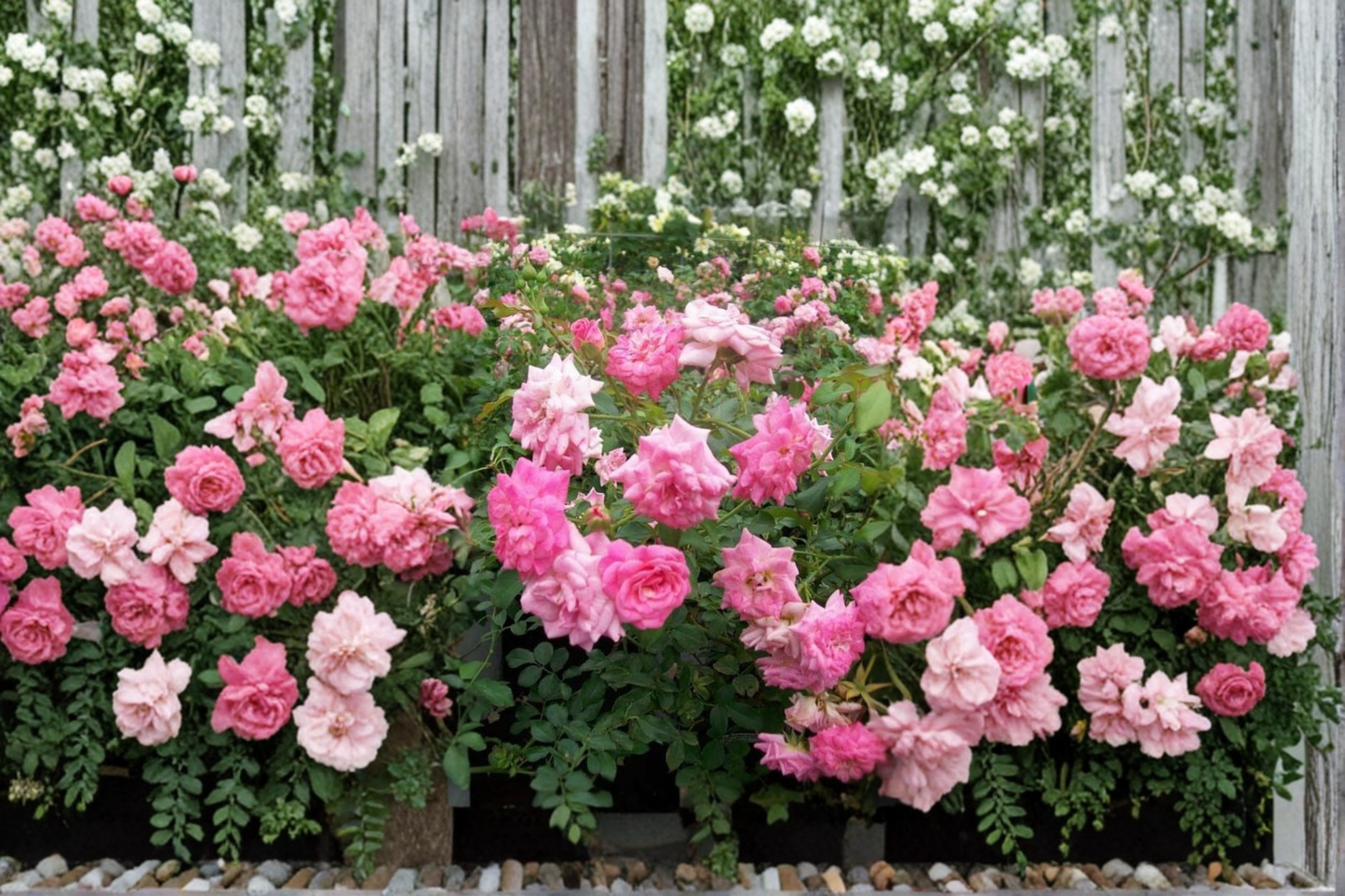 Sweet Drift Pink Ground Cover Rose Plant 3 Gal – Live Bush with Double Blooms for Garden Landscaping Low Growing Roses