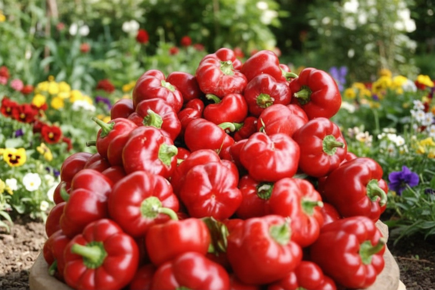 Pimento Sweet Pepper Live Plant Sweet Hybrid Pepper Rooted Vegetable Garden Plant for Containers and Raised Beds