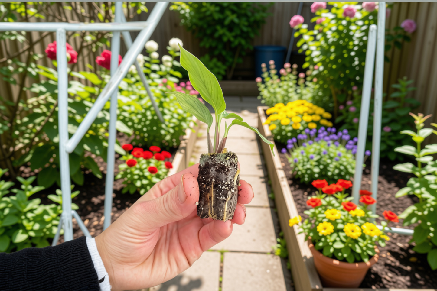 2 Calathea Vittata Live Starter Plants – Bare Root with Soil Pod (Goeppertia elliptica 'Vittata')