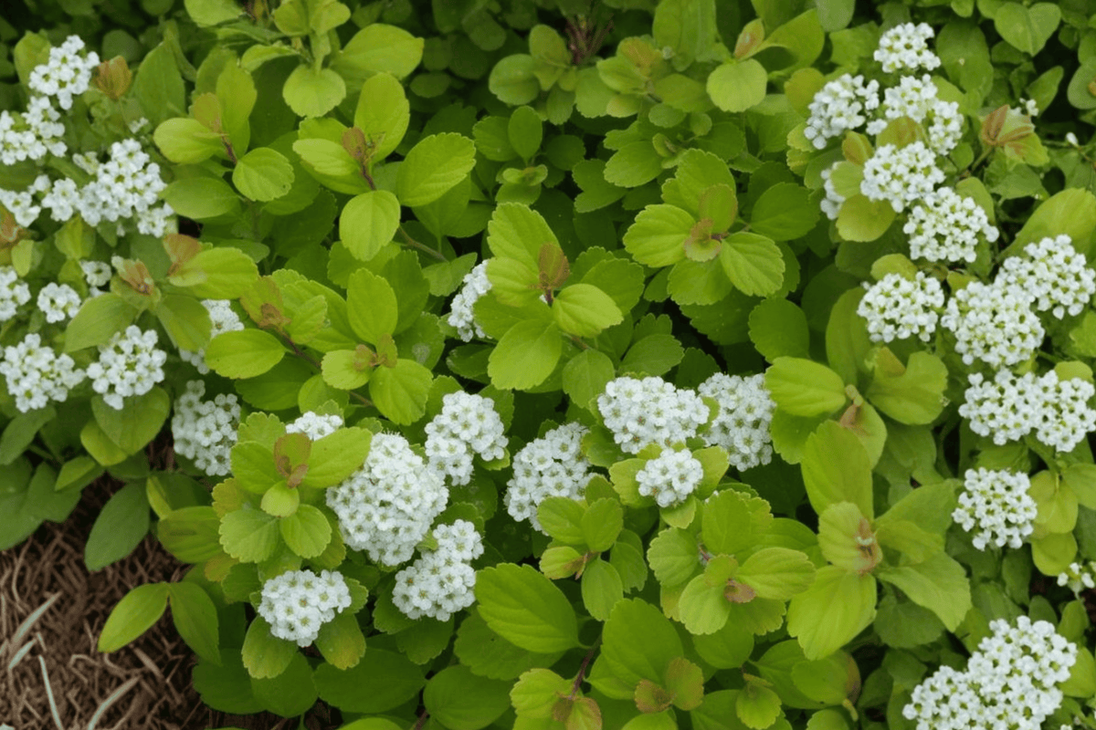 Glow Girl® Birchleaf Spirea 1 Live Shrub – Spiraea betulifolia ‘Tor Gold’ – 3 Gallon Pot