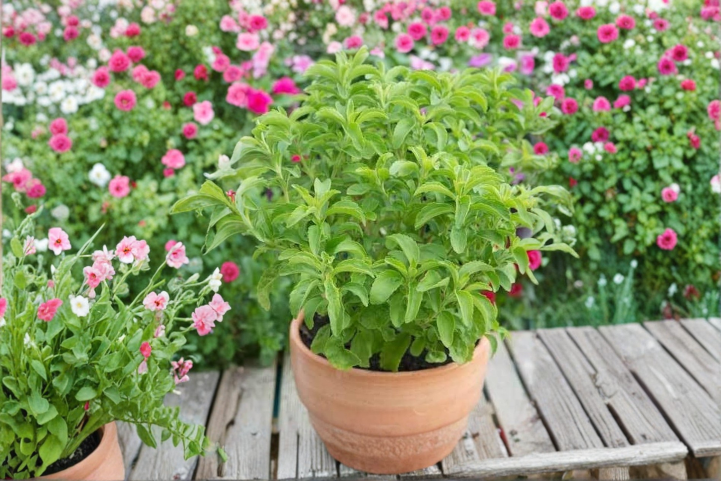 Sweetleaf Stevia Live Plant Organic Stevia Rebaudiana Herb Plant 6 to 8 Inch Rooted Starter Free Shipping