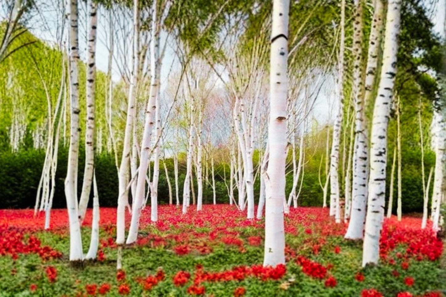 Whitebarked Himalayan Birch Live Plant 4 Inch Pot – Betula jacquemontii White Bark Tree Ornamental Garden Plant