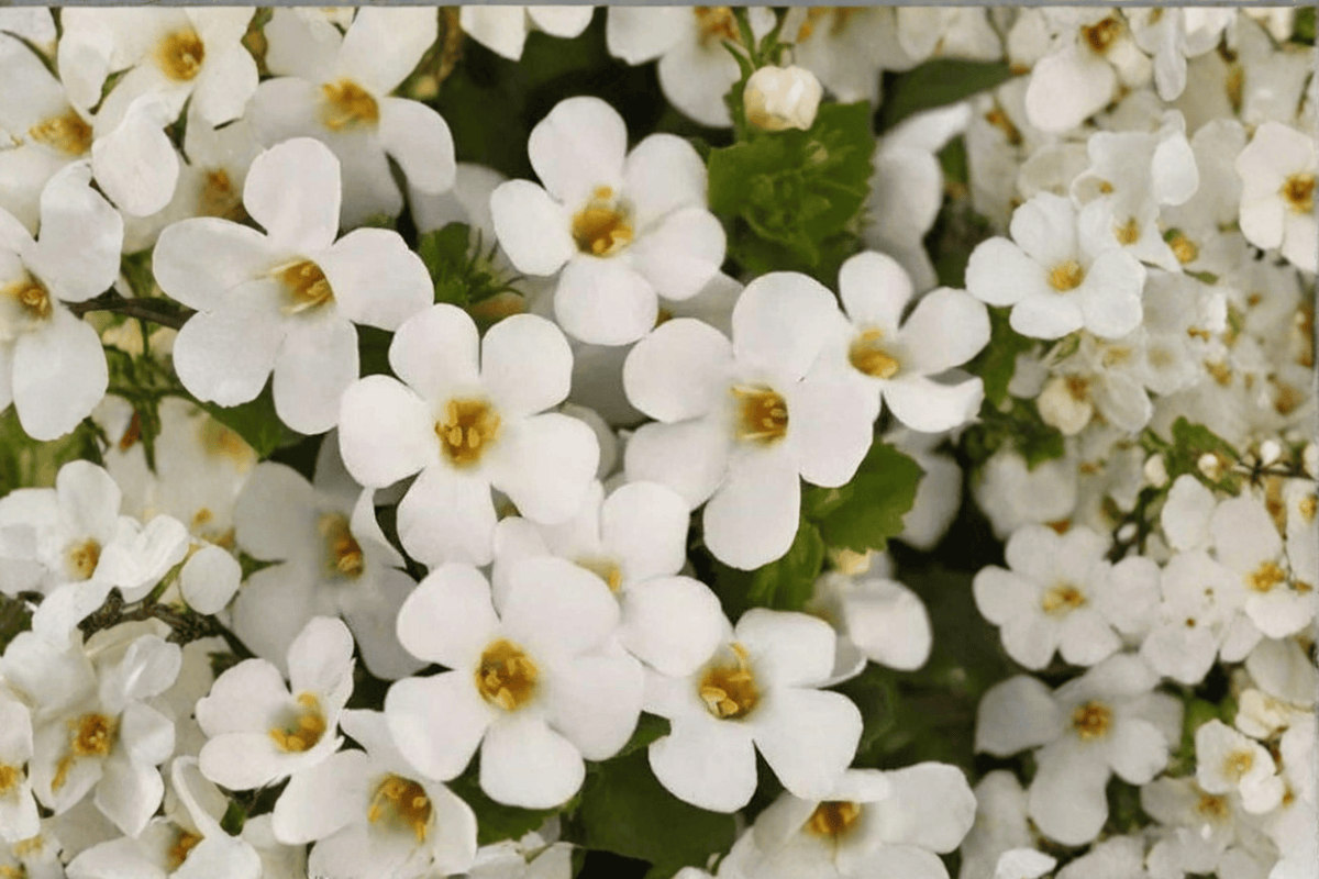 Big Falls White 24 Bacopa 1 Live Plant – 4-Inch Pot – Sutera cordata ‘Big Falls White 24’